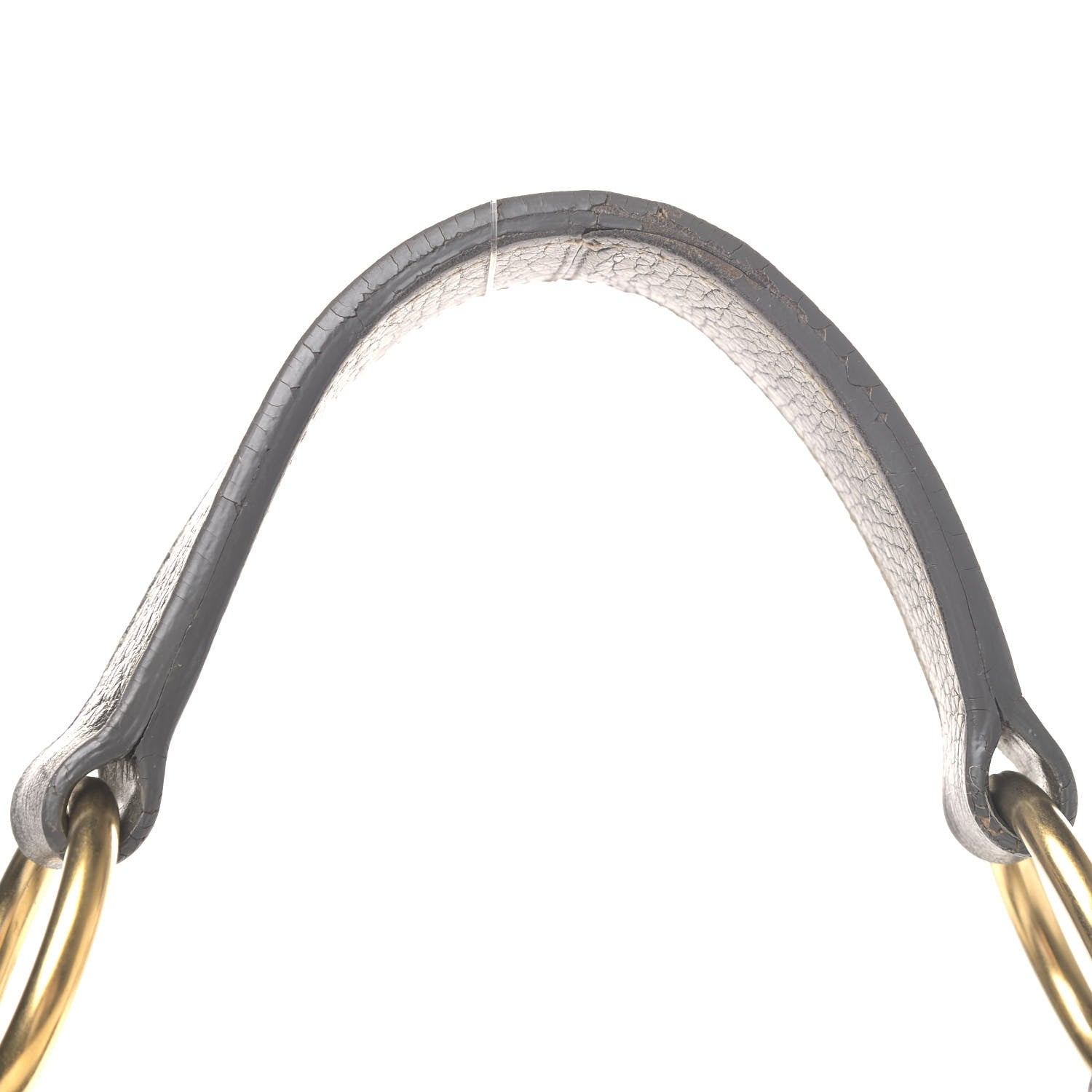 Prada Metallic Vitello Daino Side Pocket Tote Bag Acciaio 6 of 10