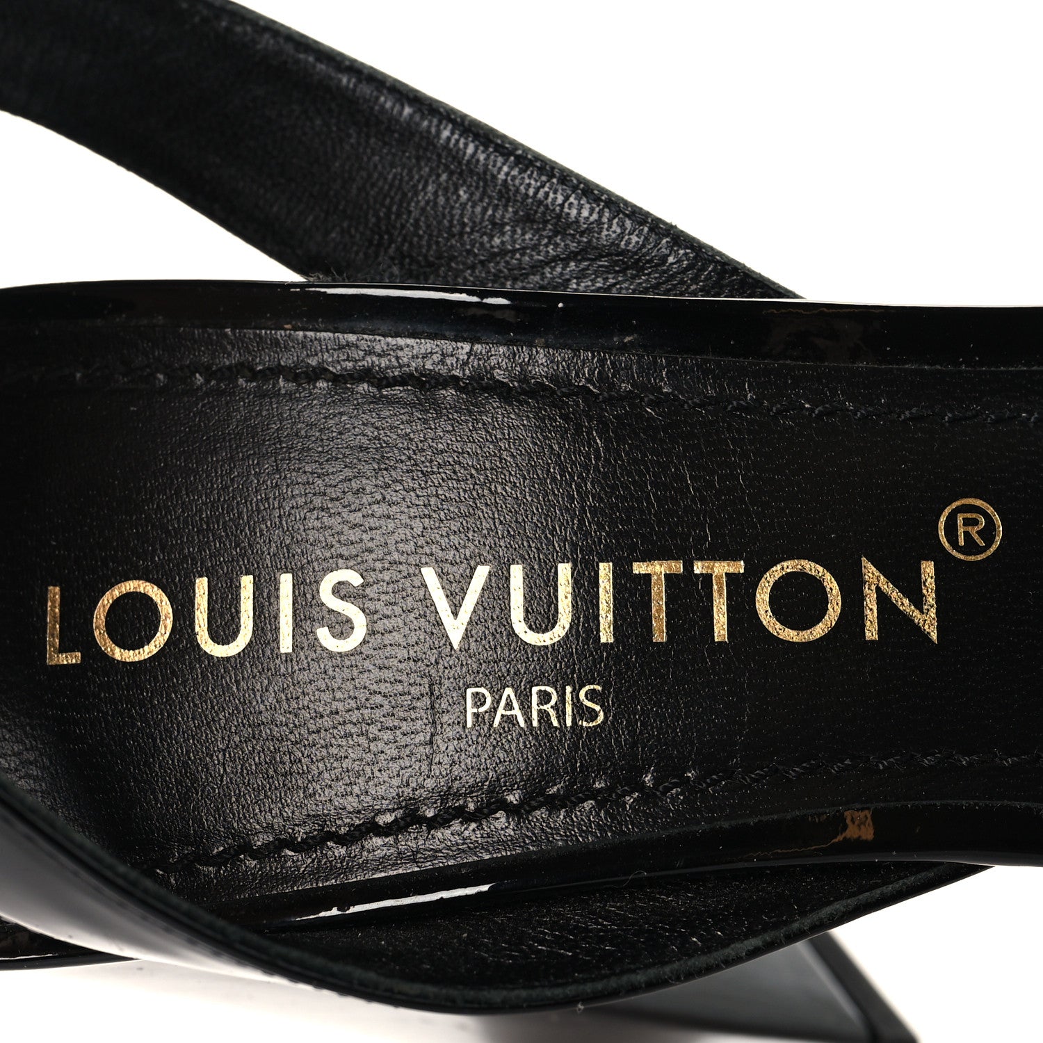 Louis Vuitton Patent Calfskin Shake Sandals 40 Black 9 of 9