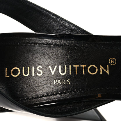 Louis Vuitton Patent Calfskin Shake Sandals 40 Black 9 of 9