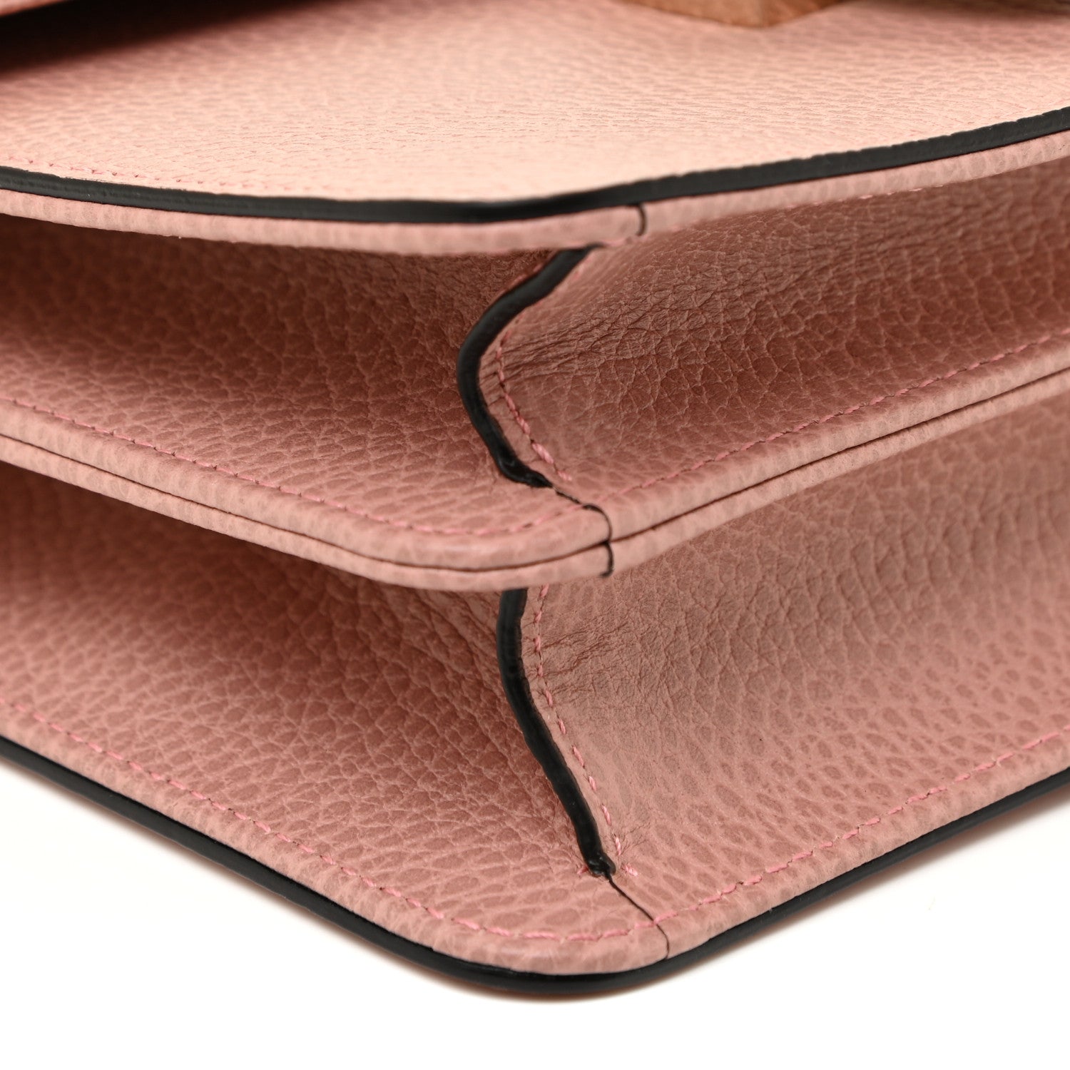 Gucci Dollar Calfskin Small Interlocking G Shoulder Bag Soft Pink 9 of 10