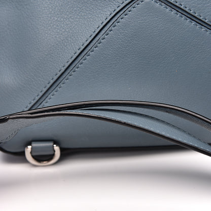 Loewe Calfskin Medium Puzzle Bag Stone Blue 13 of 13