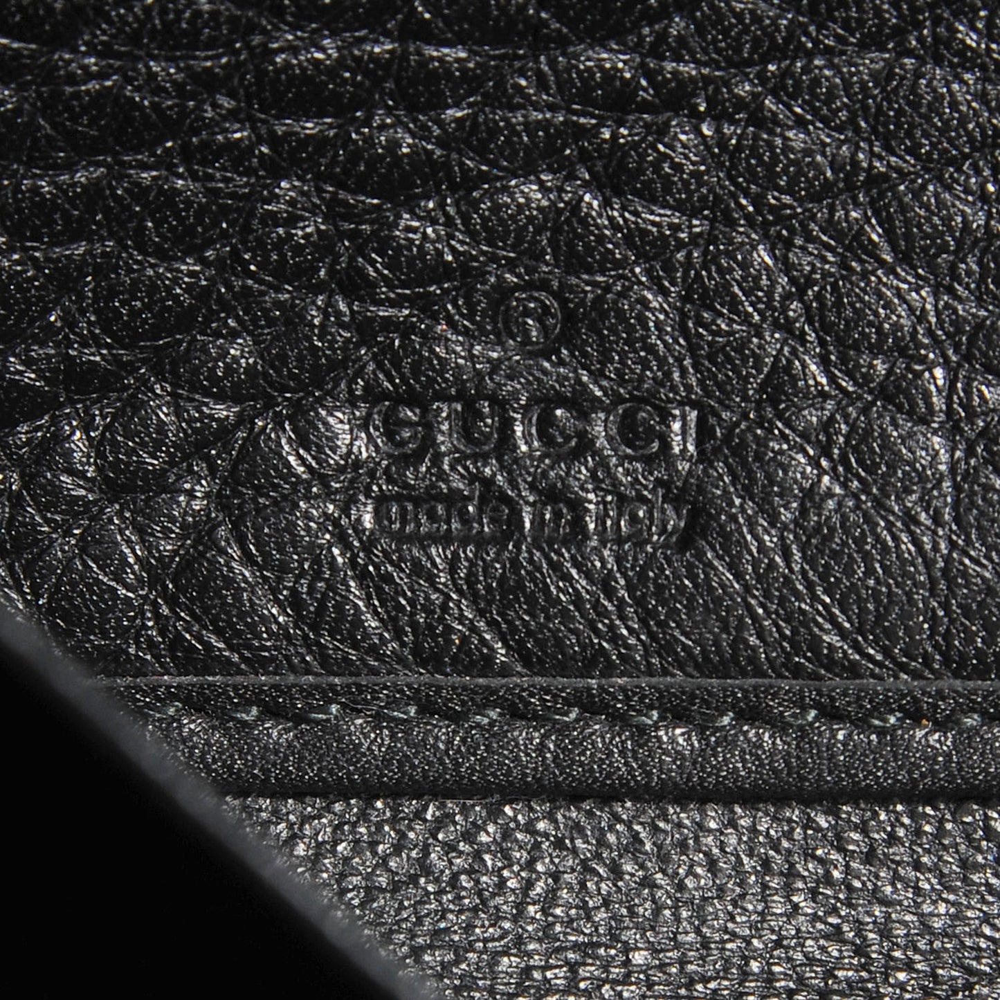 Pebbled Calfskin Soho Zip Around Wallet Black