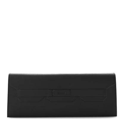 Hermes Swift Shadow Clutch 29 Black 1 of 8