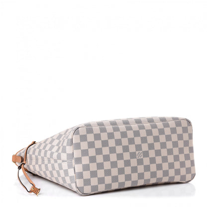 Louis Vuitton Damier Azur Braided Neverfull MM Pink 3 of 4