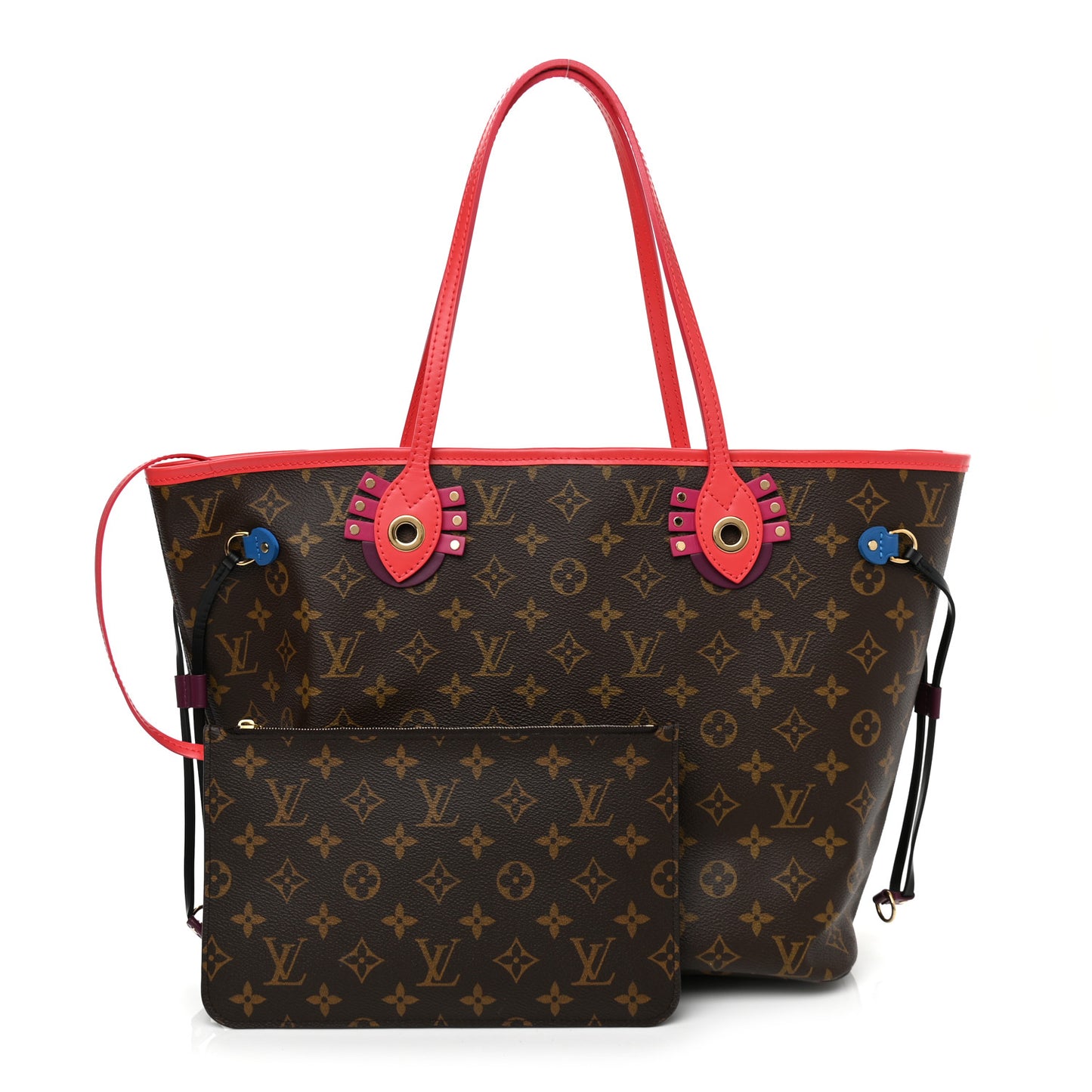 Monogram Totem Neo Neverfull MM Flamingo