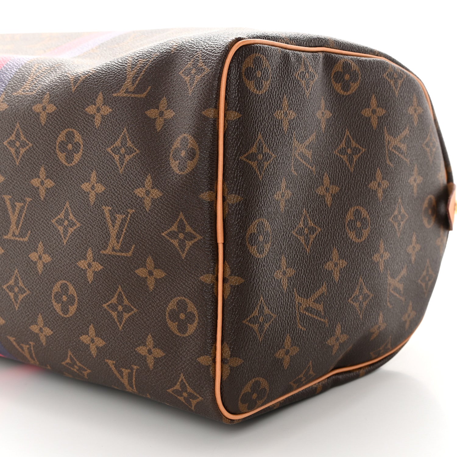 Louis Vuitton Monogram My LV Heritage Speedy 35 Fuchsia Blue Marine 10 of 10