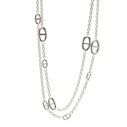 Hermes Sterling Silver Farandole Necklace 120 1 of 5