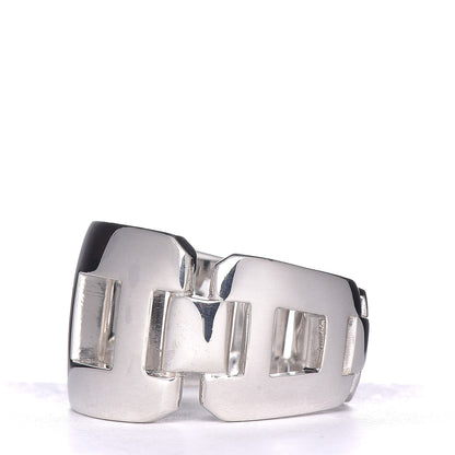 Hermes Sterling Silver Bague Hera Ring 50 5.5 3 of 5