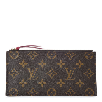 Louis Vuitton Monogram Felicie Chain Wallet Zippered Insert Fuchsia 1 of 6