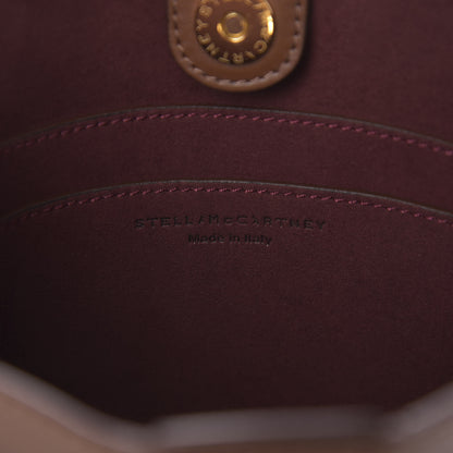 Stella McCartney Eco Alter Nappa Perforated Logo Tiny Crossbody Cinnamon 6 of 9