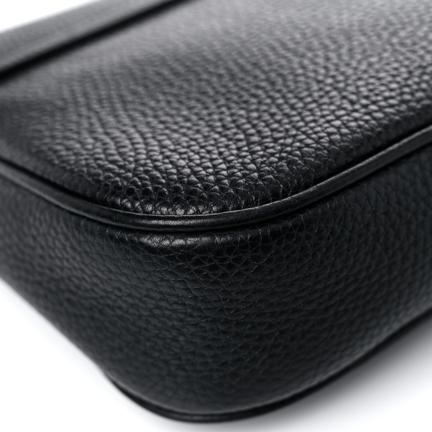 Gucci Pebbled Calfskin Medium Soho Flap Crossbody Black 11 of 15
