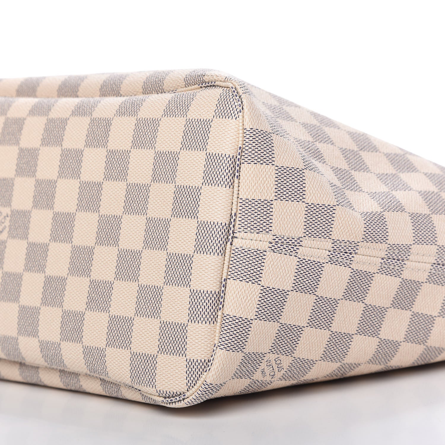 Louis Vuitton Damier Azur Neo Neverfull MM Rose Ballerine 7 of 11