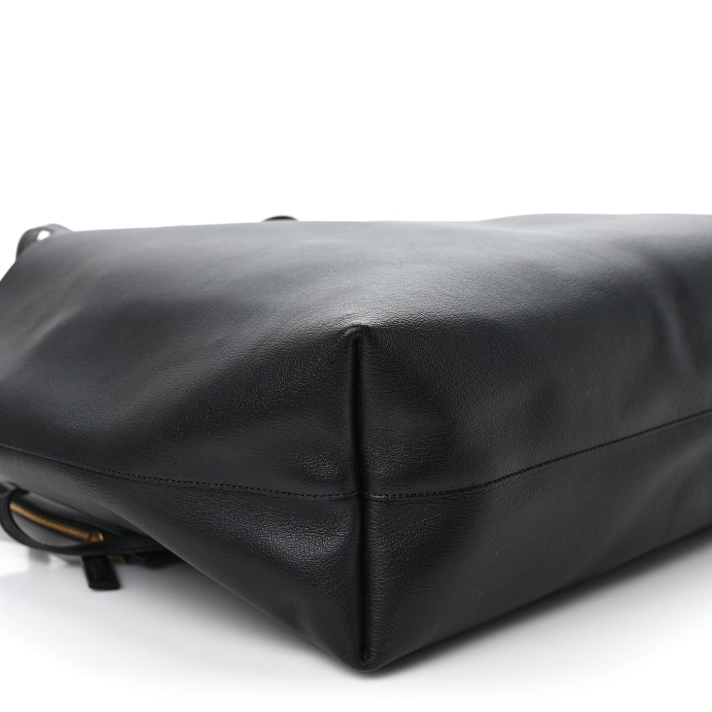 Calfskin Large Shopping Tote Black
