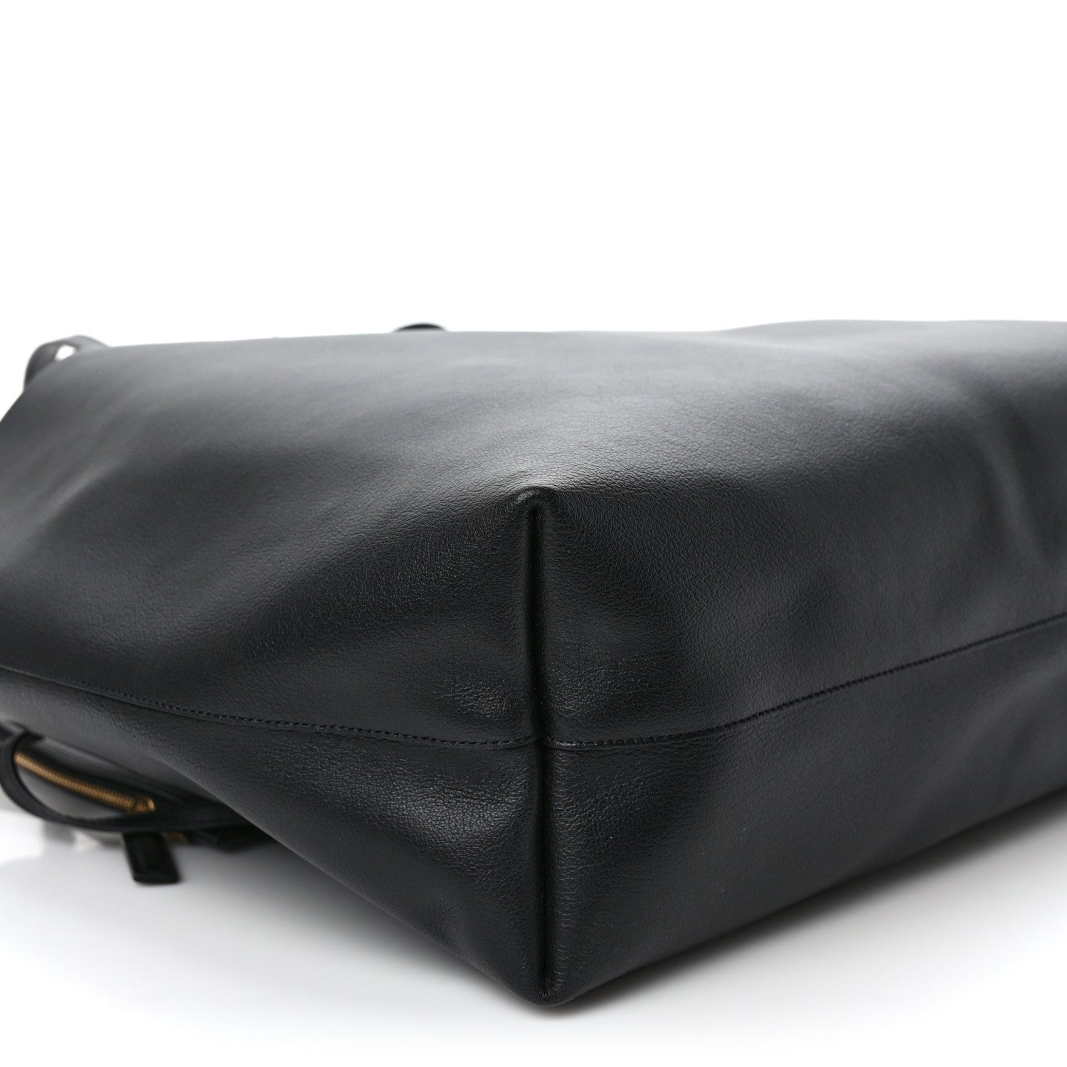 Saint Laurent Calfskin Large Shopping Tote Black 9 of 10