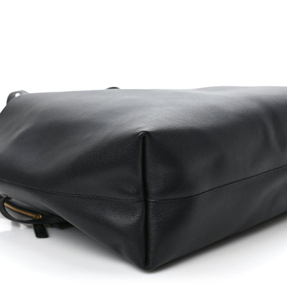 Saint Laurent Calfskin Large Shopping Tote Black 9 of 10