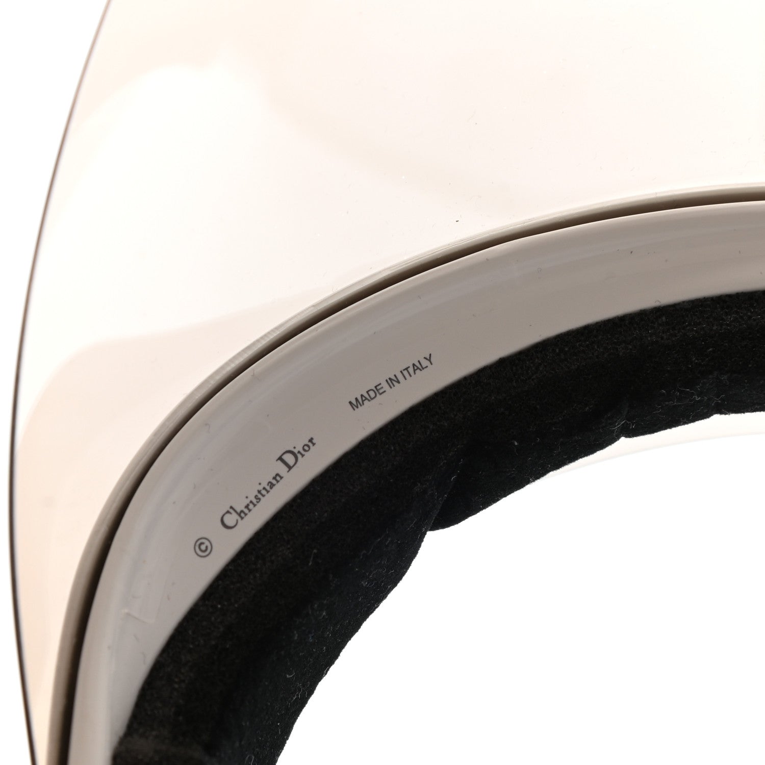 Christian Dior Mirrored DiorClub1 Sun Visor White 7 of 8