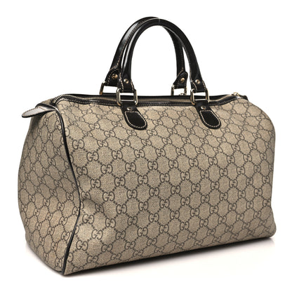 Gucci GG Plus Monogram Tattoo Heart Medium Joy Boston Dark Brown 2 of 9
