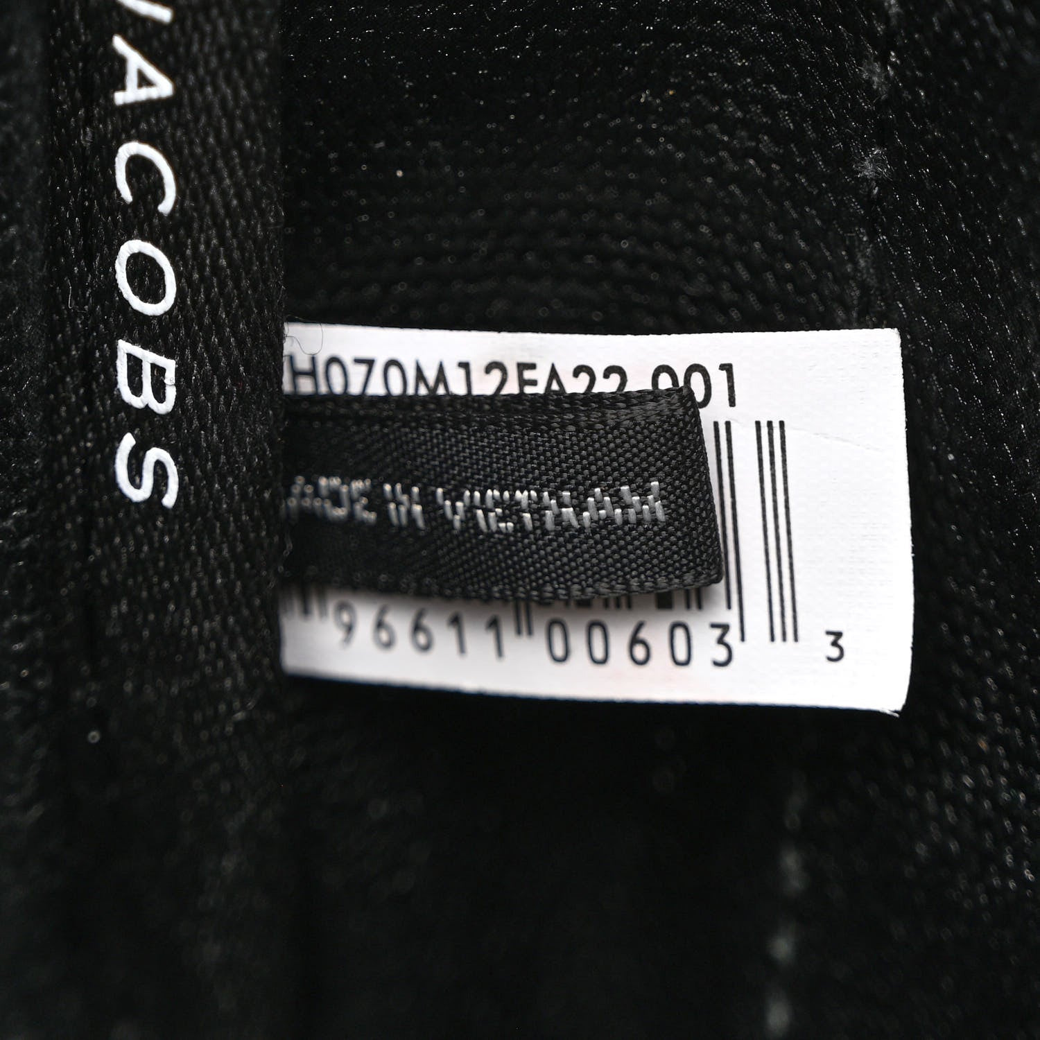 Marc Jacobs Cotton Canvas Mini The Stud Tote Bag Black 6 of 11