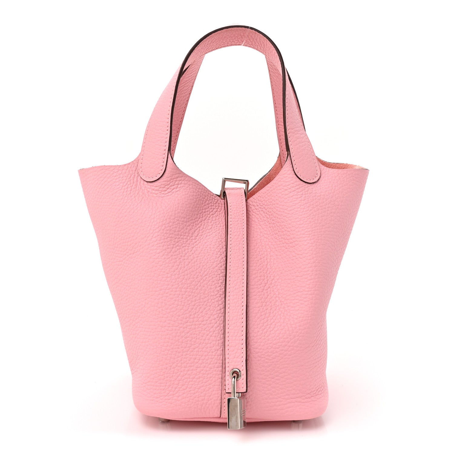 Hermes Taurillon Clemence Picotin Lock 18 PM Rose Sakura 1 of 12