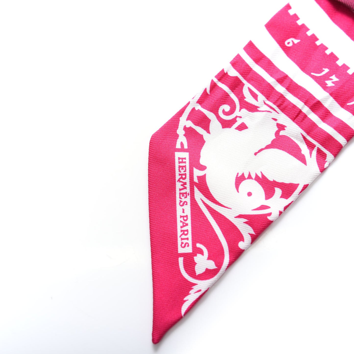 Silk Astrologie a Pois Twilly Fuchsia White Bordeaux