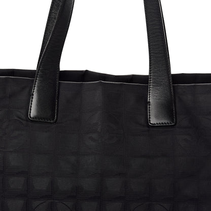 Chanel Nylon Large Travel Tote Black 7 of 9
