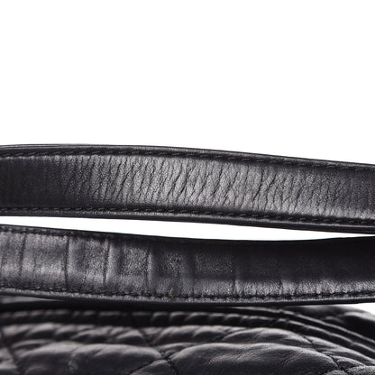 Chanel Lambskin Quilted Cloudy Bundle Hobo Black 14 of 17