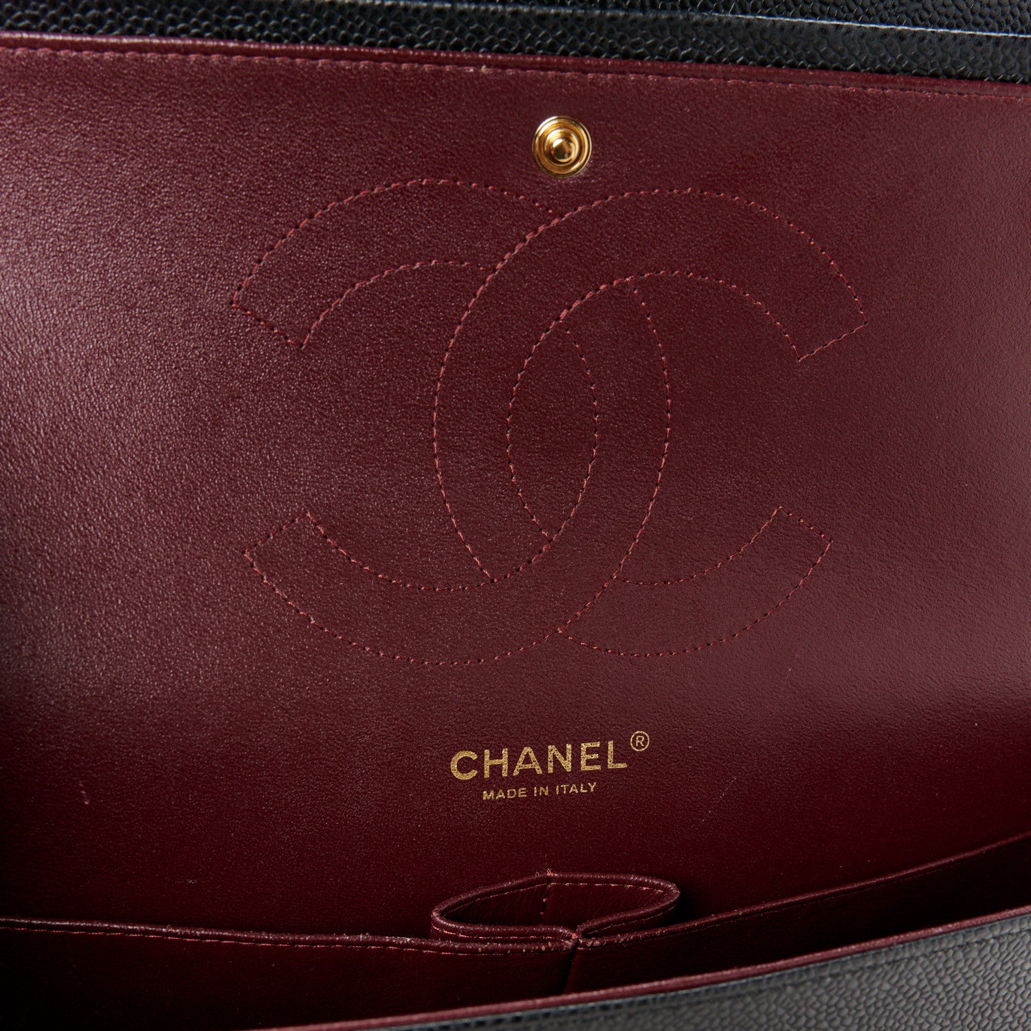Chanel Caviar Quilted Jumbo Double Flap Black 6 of 11