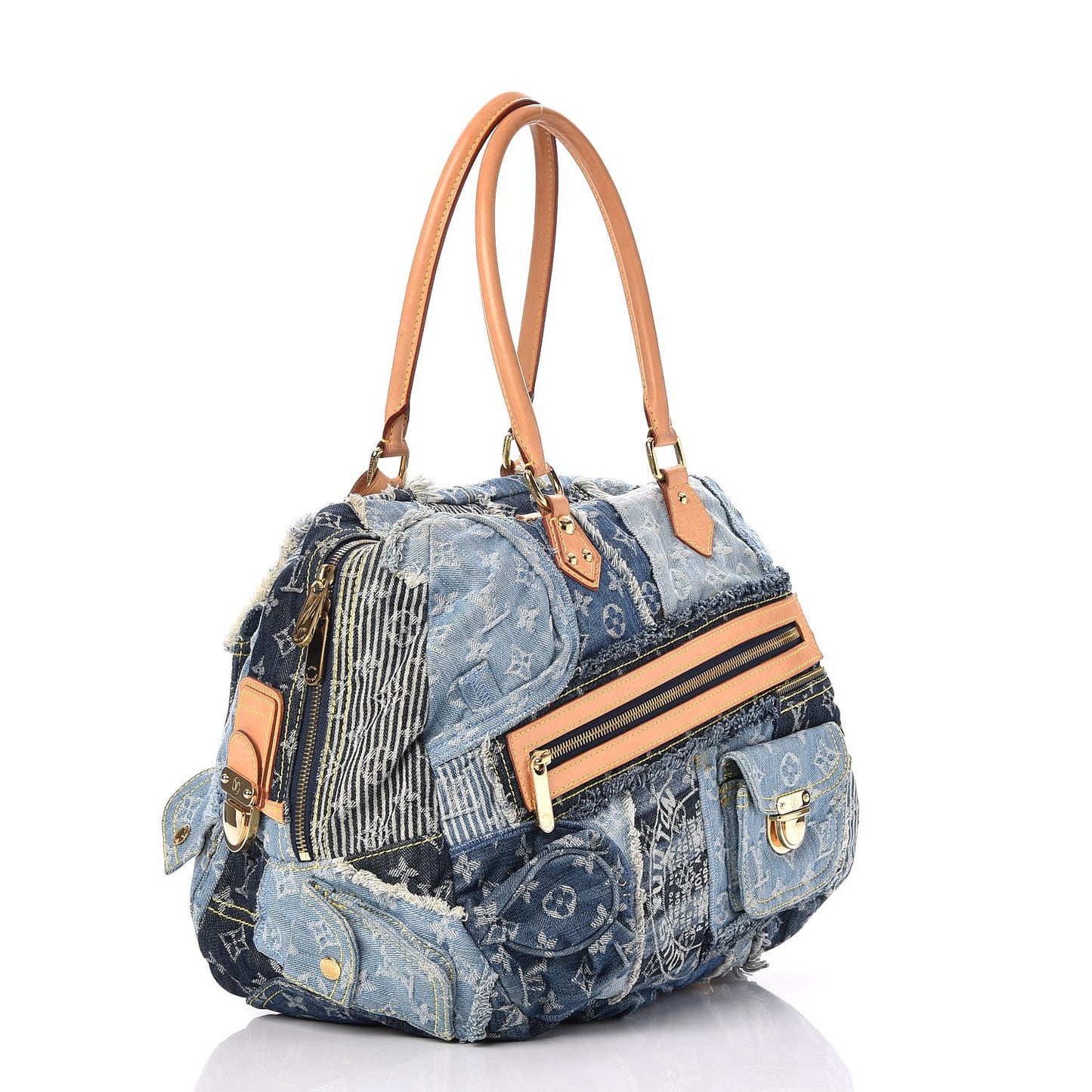 Denim Patchwork Bowly Blue