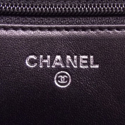 Chanel Lambskin Camelia Wallet on Chain 7 of 10