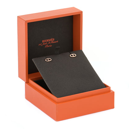 Hermes 18K Rose Gold TPM Farandole Stud Earrings 5 of 5