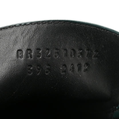 Hermes Glazed Calfskin Womens Icone Loafers 39.5 Vert Bouteille 9 of 10
