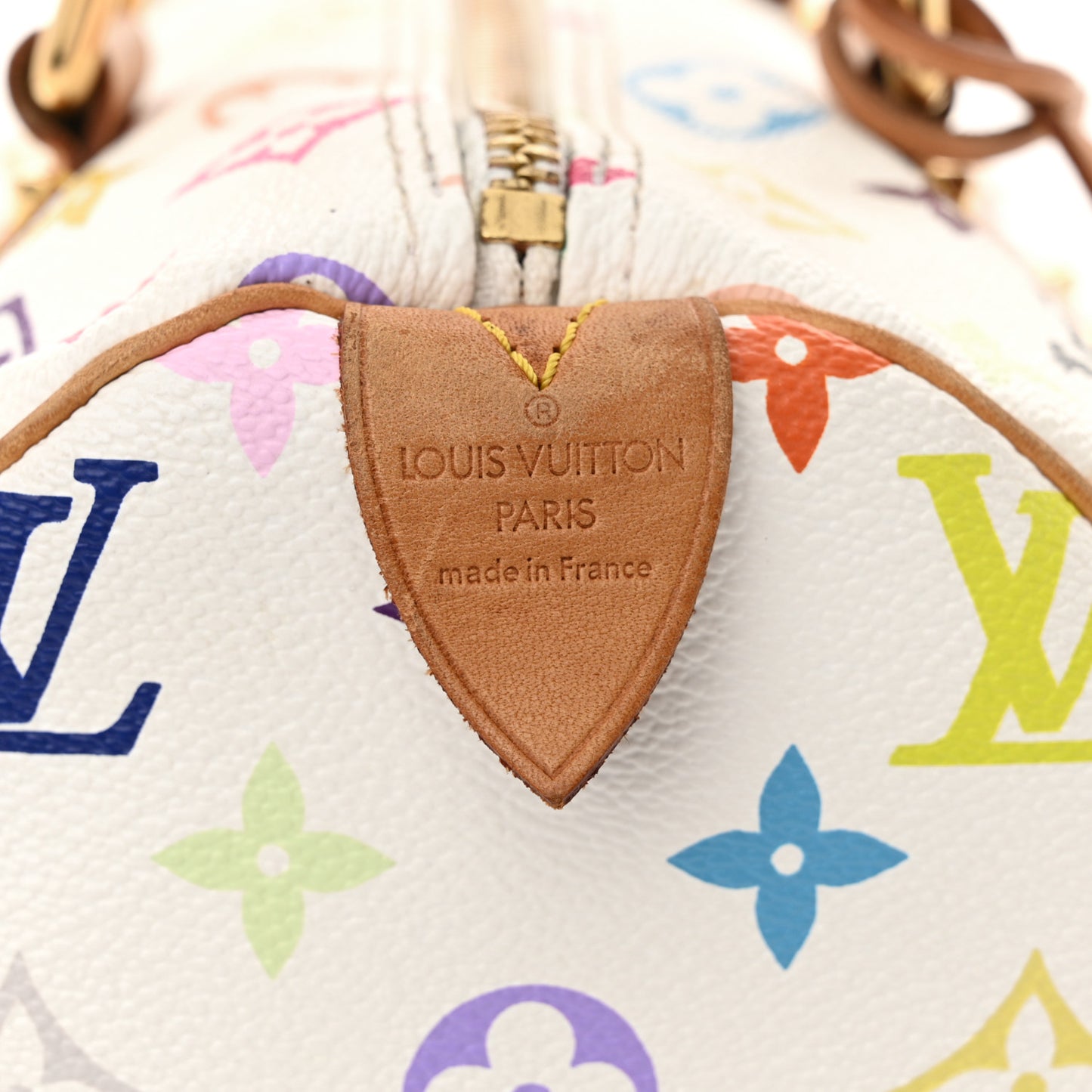Monogram Multicolor Speedy 30 White