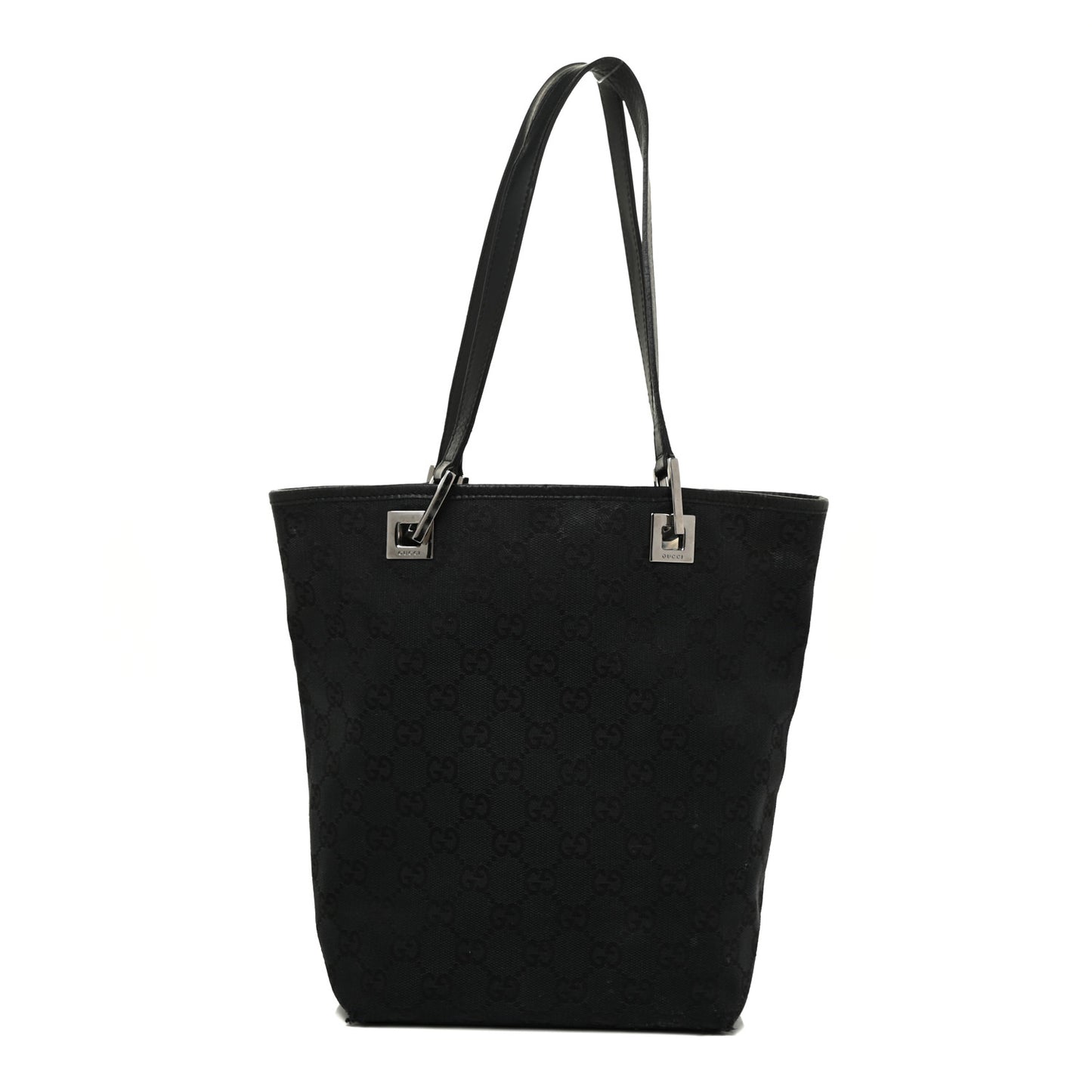 Monogram Small Bucket Tote Black
