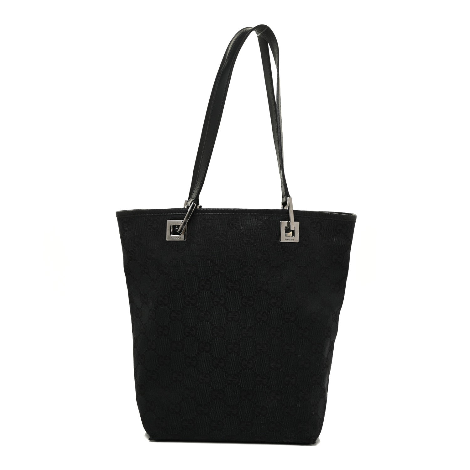 Gucci Monogram Small Bucket Tote Black 1 of 22