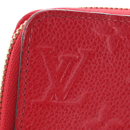 Louis Vuitton Empreinte Zippy Wallet Scarlet 10 of 12