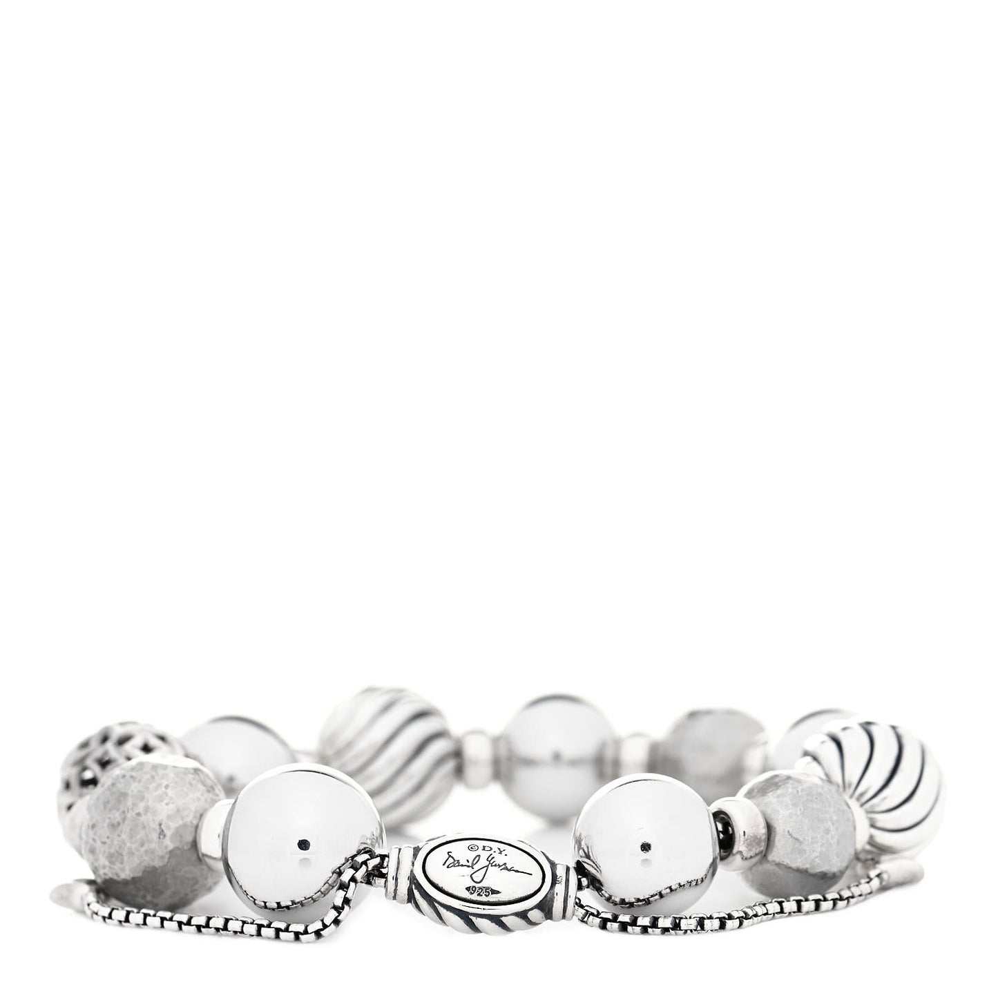 Sterling Silver 14mm Elements Bead Bracelet