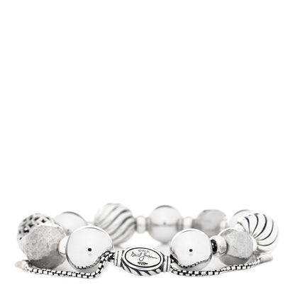 David Yurman Sterling Silver 14mm Elements Bead Bracelet 3 of 5