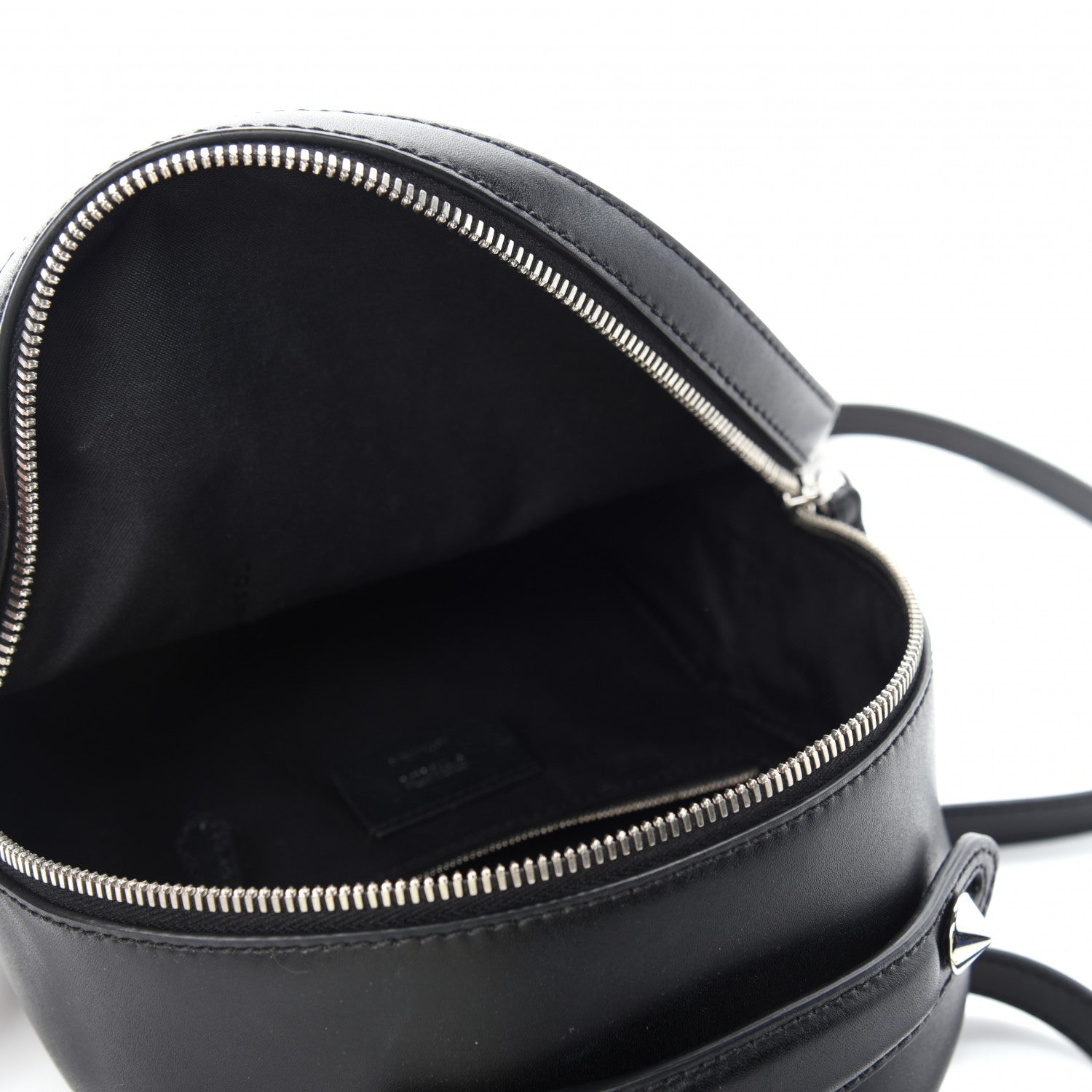 Fendi Vitello Liberty Pearl Romantic Bow Mini Backpack Black 5 of 10