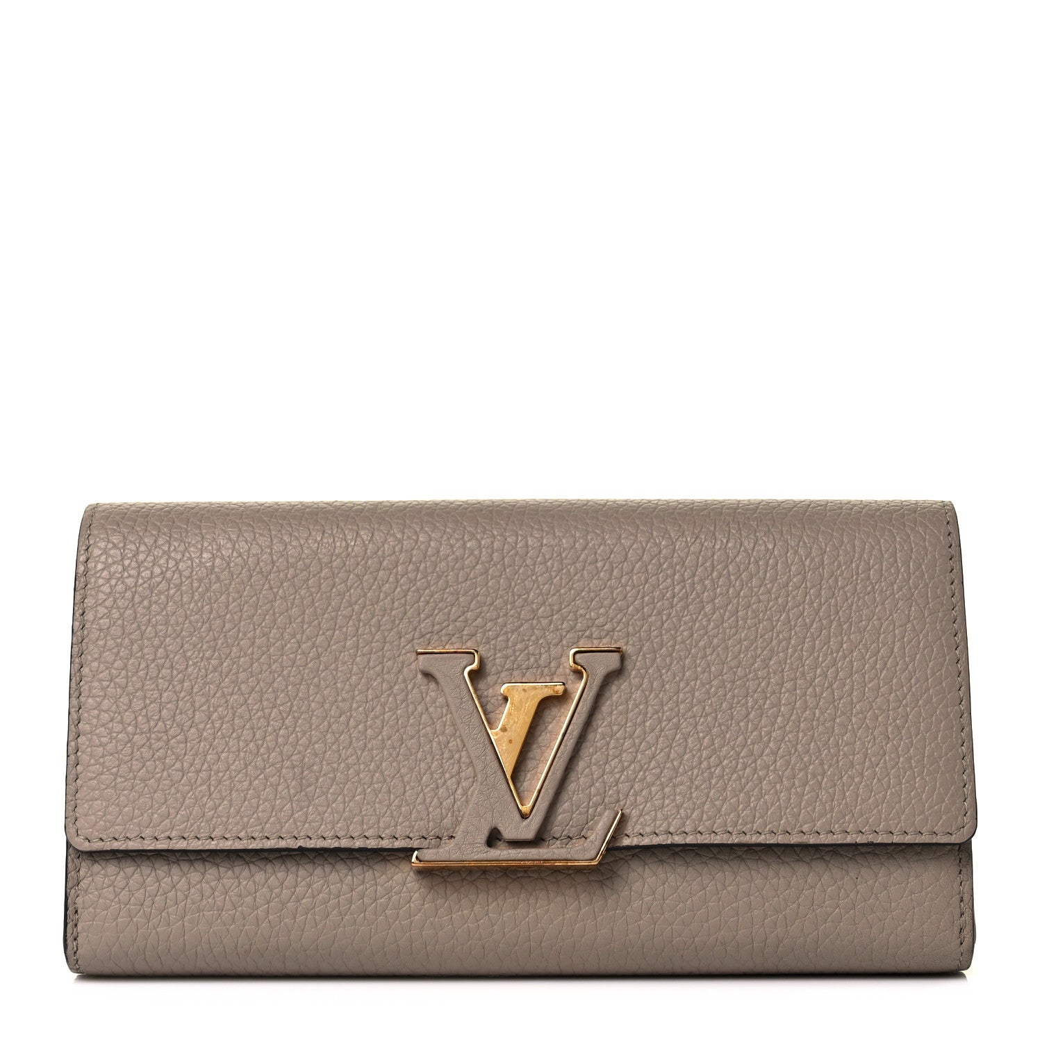 Louis Vuitton Taurillon Capucines Wallet Galet 1 of 10