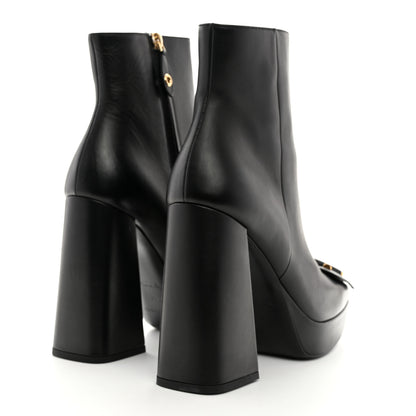 Louis Vuitton Calfskin Shake Platform Ankle Boots 39 Black 4 of 8