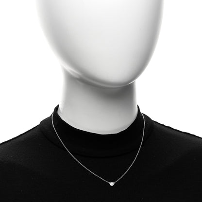 Tiffany Platinum Diamond .17ct Elsa Peretti Diamonds By The Yard Pendant Necklace 2 of 5
