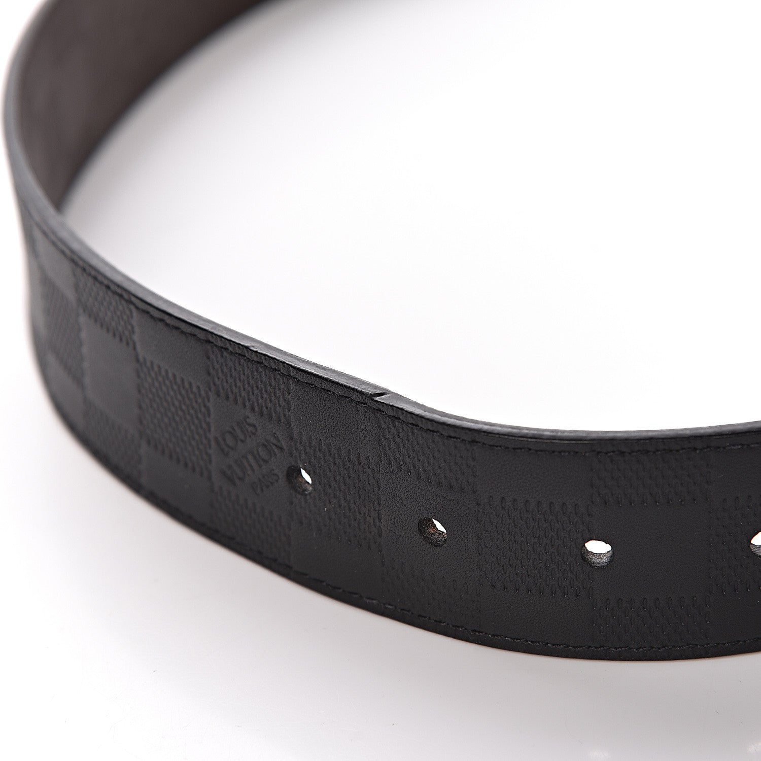 Louis Vuitton Damier Infini Calfskin 40mm Reversible Belt 100 Moka 7 of 10