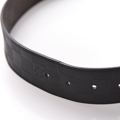 Louis Vuitton Damier Infini Calfskin 40mm Reversible Belt 100 Moka 7 of 10