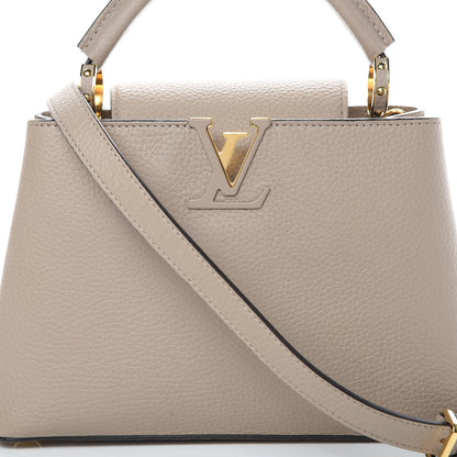 Louis Vuitton Taurillon Capucines BB Galet 8 of 14