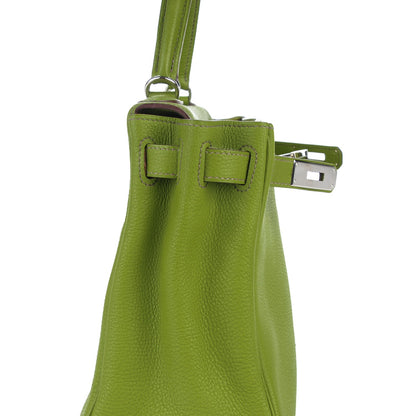 Hermes Taurillon Clemence Kelly Retourne 28 Vert Anis 16 of 27