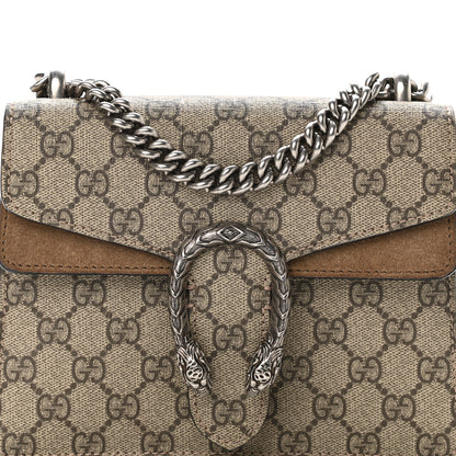 Gucci GG Supreme Monogram Mini Dionysus Shoulder Bag Taupe 8 of 10