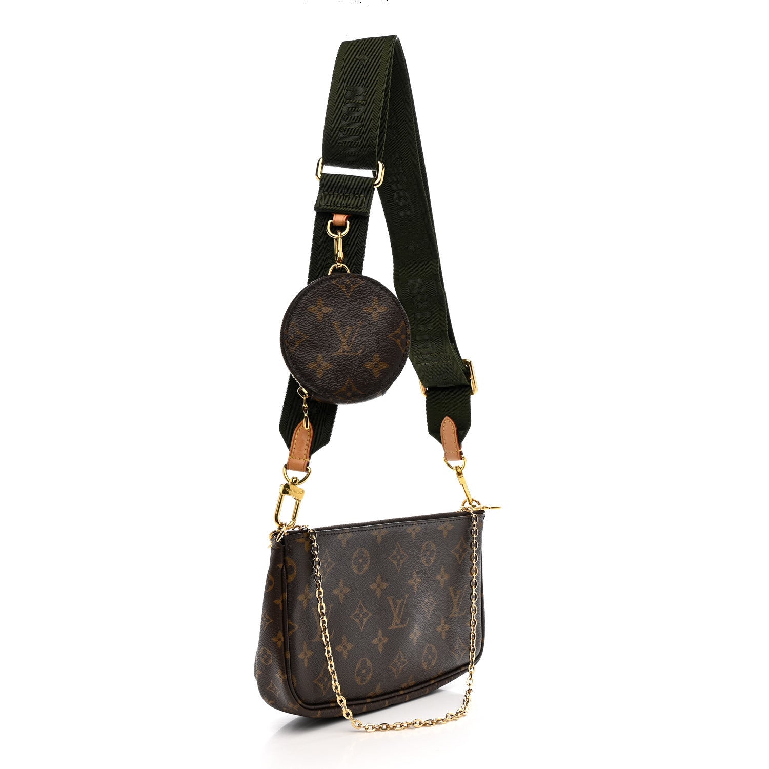 Louis Vuitton Monogram Multi Pochette Accessories Kaki 3 of 10