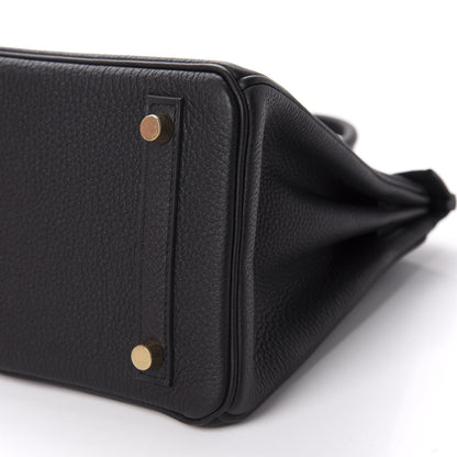 Hermes Togo Birkin 25 Black 7 of 11