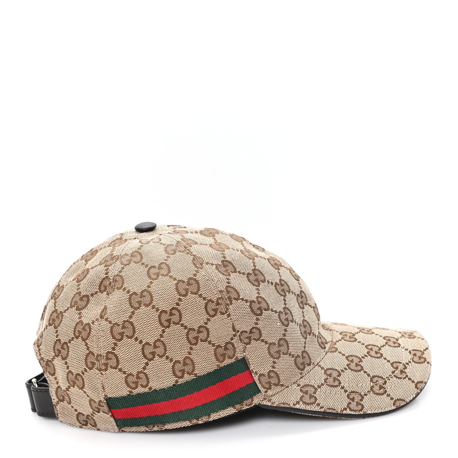 Gucci Monogram Web Baseball Hat M Beige Cocoa 6 of 10