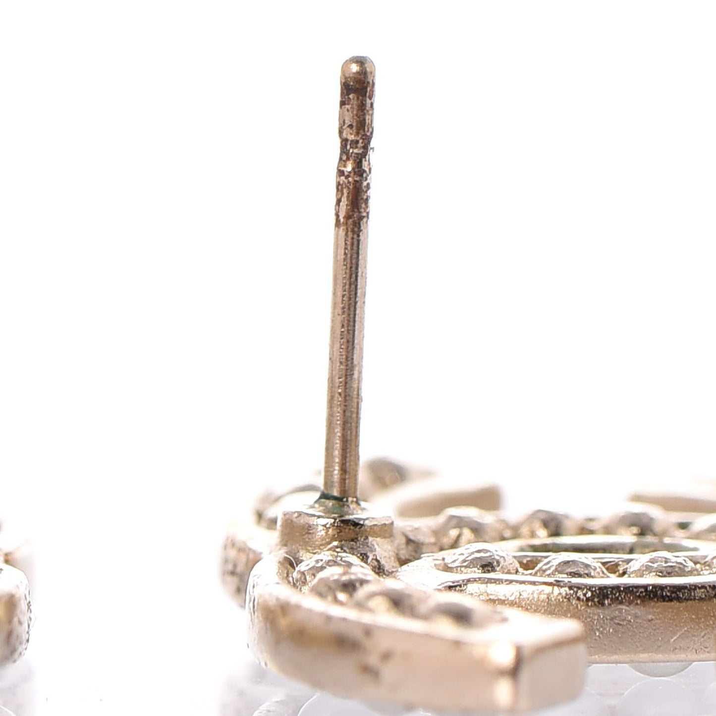 Pearl CC Earrings Light Gold